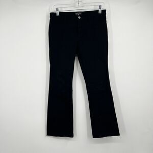 Ralph Lauren Polo Jeans Co Womens 4 Black Pants Mesh Detail Bootcut